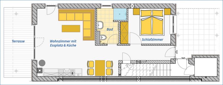 Grundriss Apartment Typ A