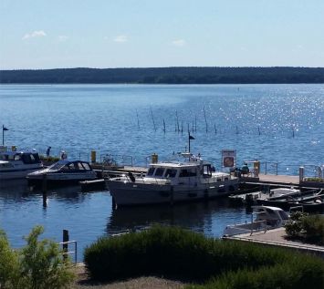 Blick vom Balkon auf den kleinen Hafen Blick vom Balkon auf den kleinen Hafen