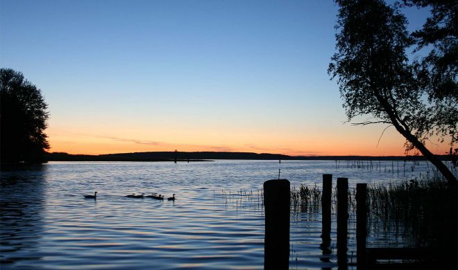 Sonnenaufgang am Plauer See